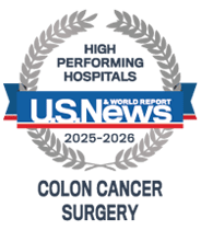 U.S. News High Performing in Colon Cancer Surgery