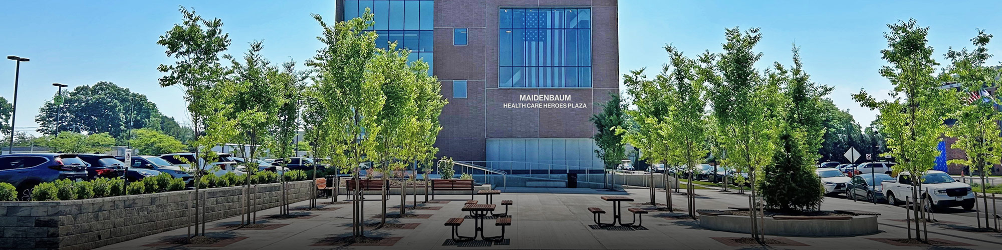  Maidenbaum Health Care Heroes Plaza Commemorating the brave nurses, doctors, and support staff who cared for thousands during the COVID-19 pandemic ... LEARN MORE> 